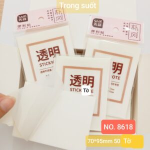 Giấy note trong suốt