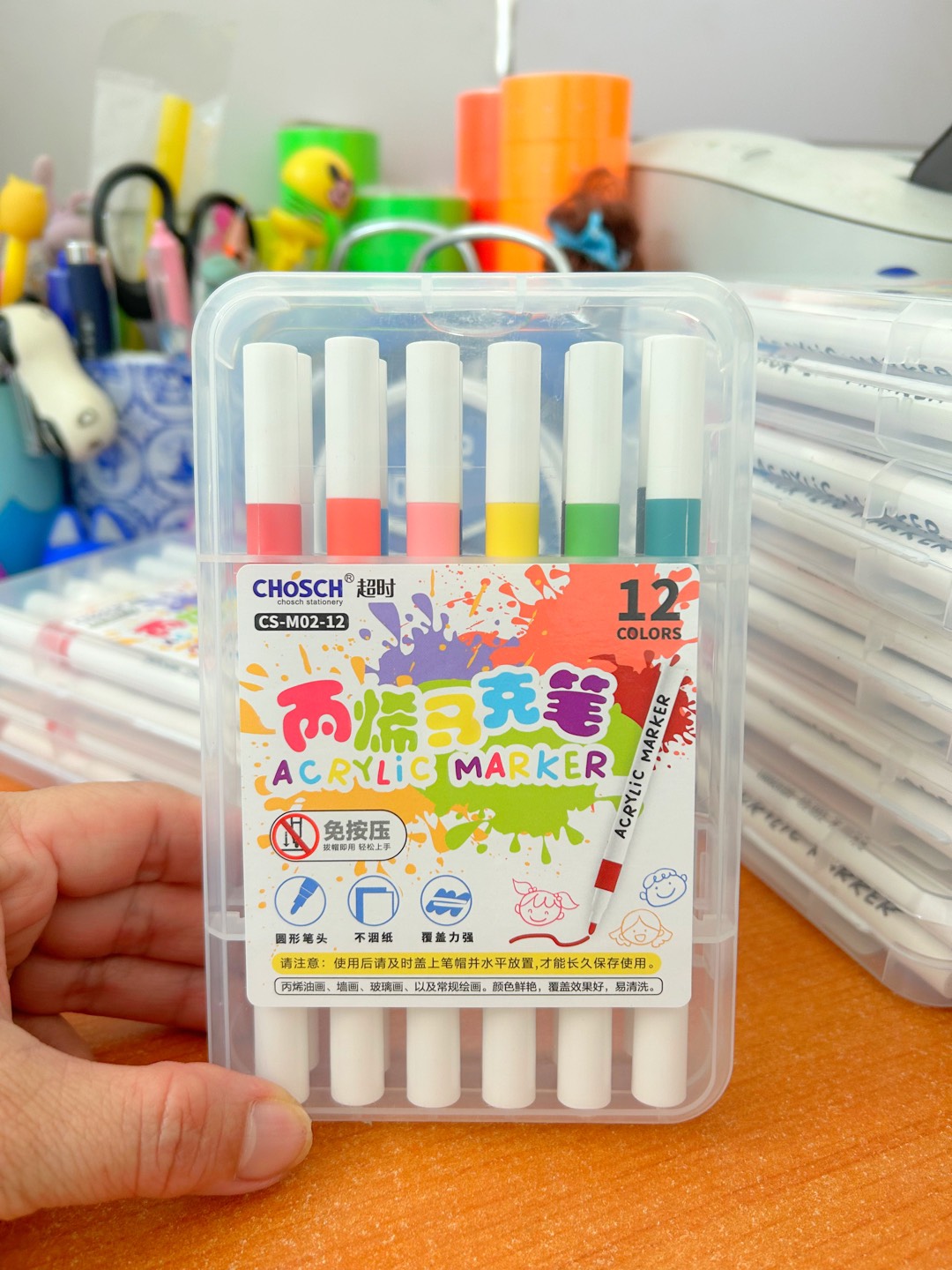 Bộ acrylic marker CS-M02 (12/24/36/48/60)