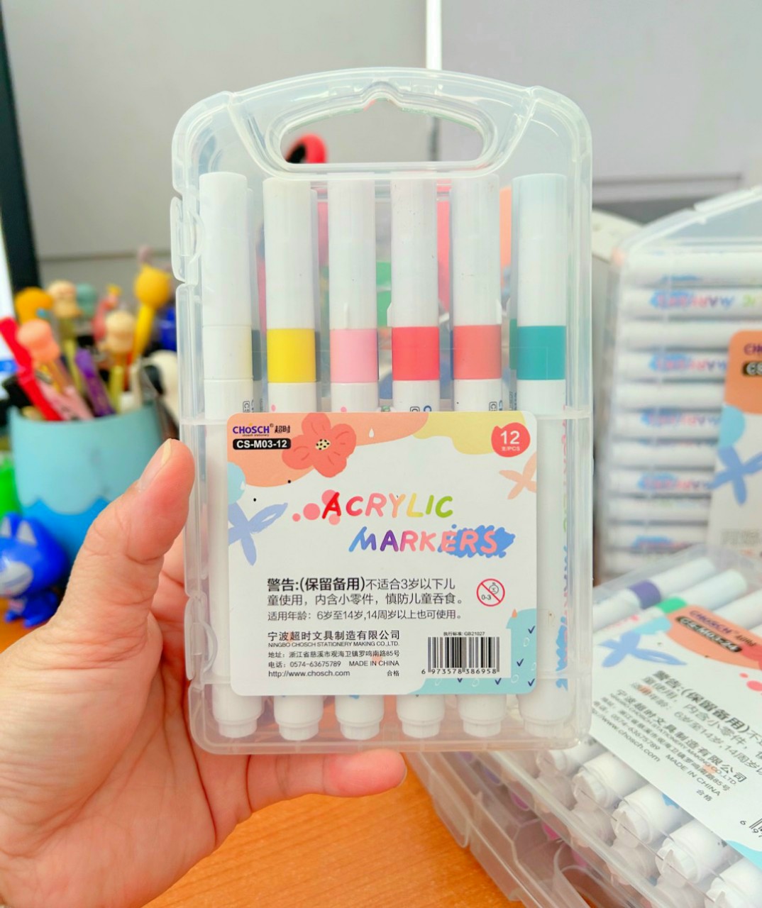 Bộ acrylic marker CS-M03 (12/24/36/48)